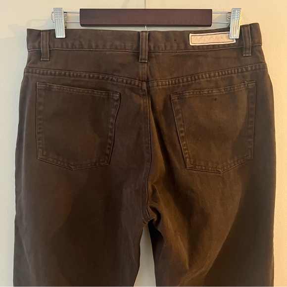Women’s Bill Blass Brown Denim Bootcut Jeans Size 10 Petite - Picture 9 of 9